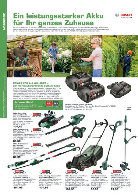 Gartenkatalog 2021 - Gartenpflege - Guede - Gardena - Makita - Atika - Kaercher - Gardena - Bosch- Makita 