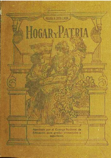 Extracto de Libro de lectura "Hogar y Patria" 1916