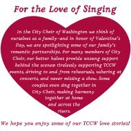 City Choir Valentines