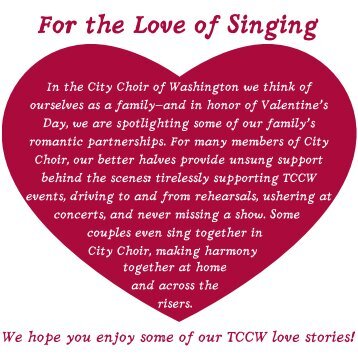 City Choir Valentines