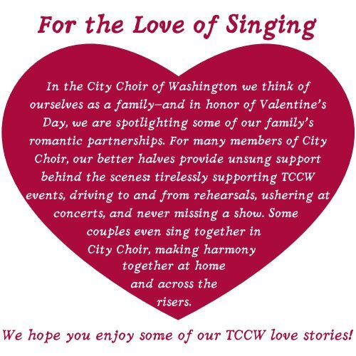 City Choir Valentines
