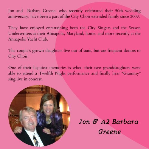 City Choir Valentines