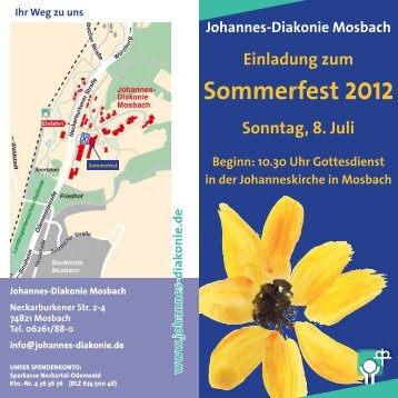 Sommerfest 2012 - Johannes-Diakonie Mosbach