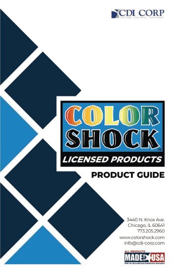 Color Shock Licensed Products