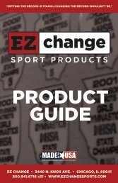 EZ Change Sports Product Catalog