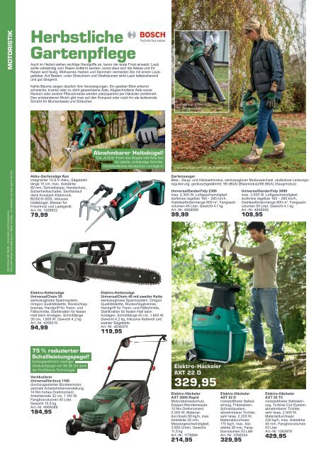 Gartenkatalog 2021 - Gartenpflege - Einhell - Gardena - Guede - Guede - Kaercher - Gardena - Wolf - Bosch