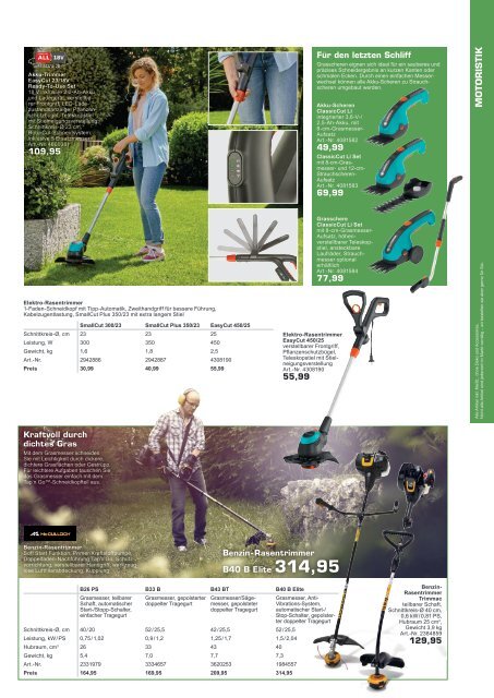 Gartenkatalog 2021 - Gartenpflege - Guede - Gardena - Makita - Guede - Kaercher - Gardena