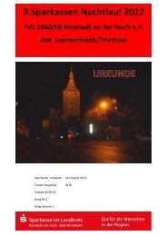 9.Sparkassen Nachtlauf 2012 - TSV 1861 / 08 Neustadt / Aisch