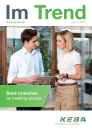 Bank branches as meeting-places - Keba