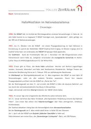 Chronologie des Nationalsozialismus in Halle...