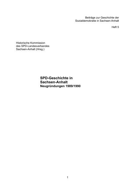 SPD-Geschichte in Sachsen-Anhalt - SPD-Landesverband Sachsen ...