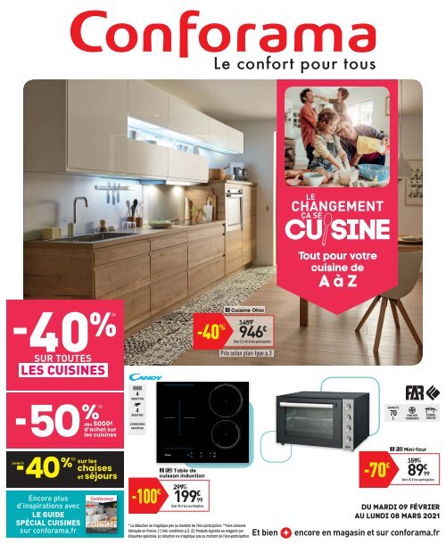 Conforama 9 fevrier-8 mars 2021