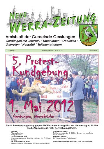 WERRA -ZEITUNG WERRA -ZEITUNG - Gemeinde Gerstungen