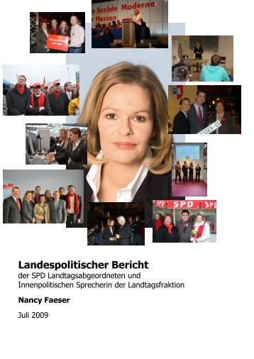Allgemeiner Landespolitischer Bericht - Nancy Faeser MdL