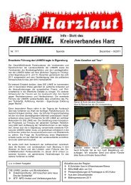 Nr. 171 Spende Dezember – 9/2011 Erweiterte ... - DIE LINKE. Harz