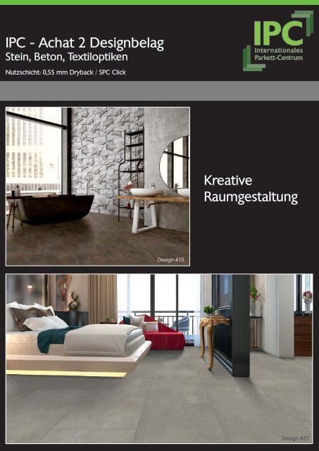 IPC - Achat 2 Designbelag