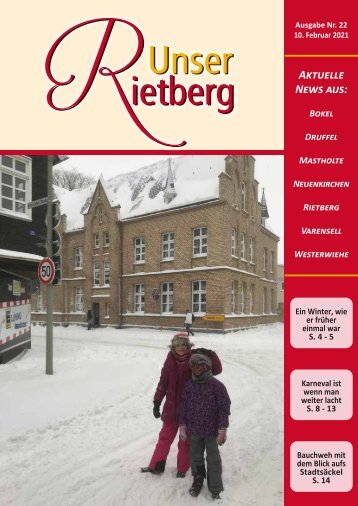 Unser Rietberg Ausgabe 22 vom 10. Februar 2021
