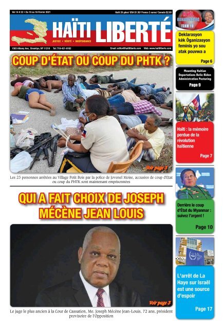 Haiti Liberte 10 Fevrier 2021