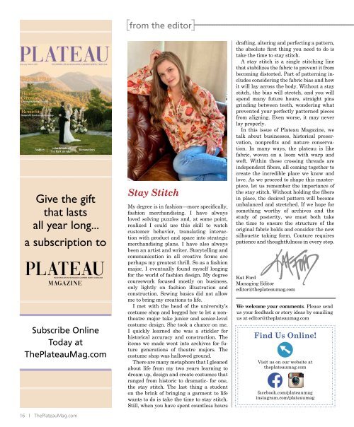 Plateau Magazine Feb/Mar 2021