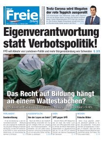 Eigenverantwortung statt Verbotspolitik!