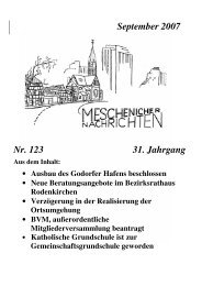 September 2007 Nr. 123 31. Jahrgang - bv-meschenich