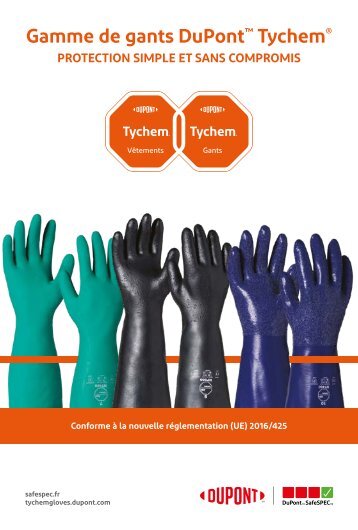 DuPont Tychem Gants catalogue 