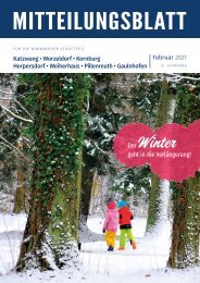 Nürnberg-Katzwang/Worzeldorf/Herpersdorf/Mühlhof - Februar 2021