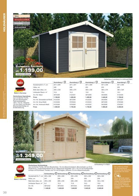 Gartenkatalog 2021 - Holz im Garten - Schnepf