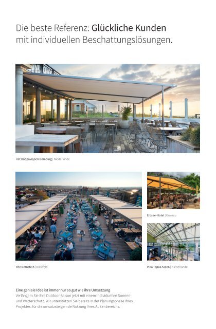 OUTDOOR. AMBIENTE. LIVING. 2021 - Das Magazin für Gastronomie und Hotellerie