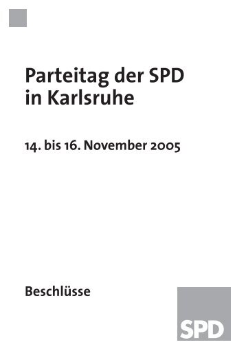 I. Angenommene und überwiesene Anträge - SPD