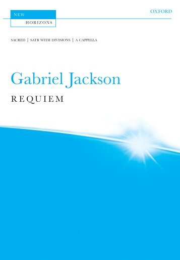 Gabriel Jackson Requiem 