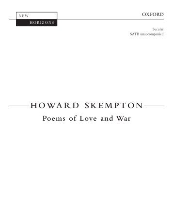 Skempton Poems of Love and War