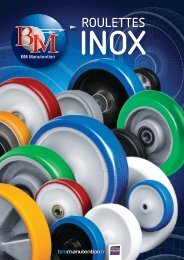 CAT INDUSTRIE-ROULETTES INOX