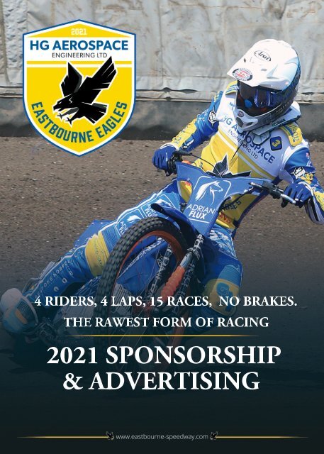 Eastbourne Eagles Advertising and Sponsorship 2021   