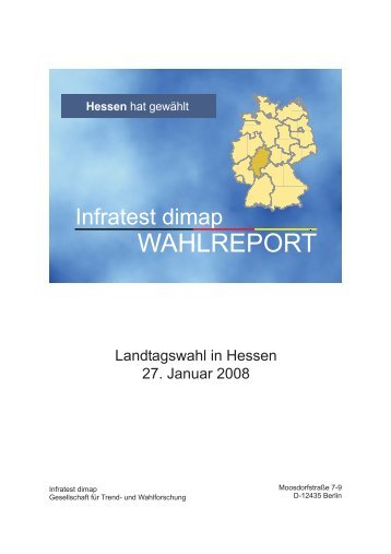 Hessen - Infratest dimap