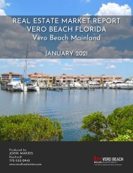 Vero Beach Mainland Real Estate Market Report January 2021