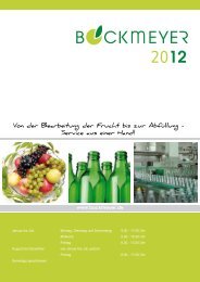 Unseren Katalog finden Sie im - Bockmeyer Kellereitechnik GmbH