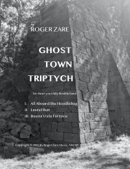 Ghost Town Triptych (Full Suite)- Roger Zare