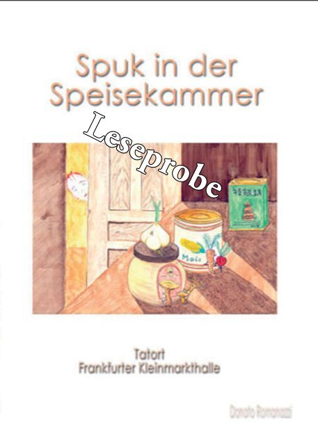 Leseprobe Spuk in der Speisekammer - Hierophant-Verlag