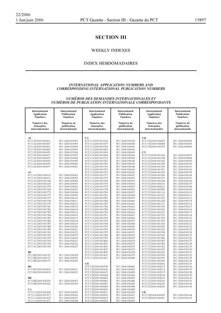 Section 3 Wipo