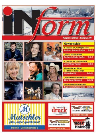 INform Ausgabe 1 in 2021 · 17 Februar
