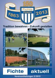 Vereinsmitteilungen 2/2012 - TSV Fichte Hagen 1863 e.V.