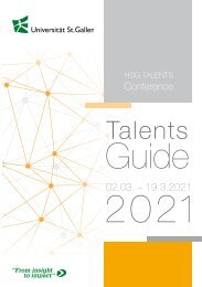 HSG TALENTS Guide 2021