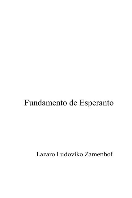 Fundamento de Esperanto - La Karavelo