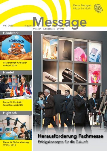 Message Ausgabe 3/2010 - Messe Stuttgart