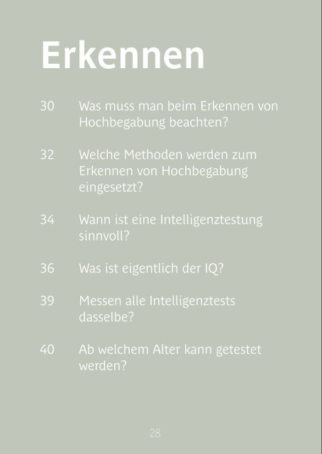 Fragen und Antworten zum Thema Hochbegabung