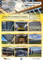 Bei ATON -SOLARPARTS  finden Sie Ihr autarkes PV SYSTEM in ALUMNIUM - STAHL und Holz im Bausatz