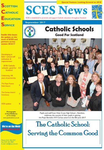 sces to print newsletter COVER