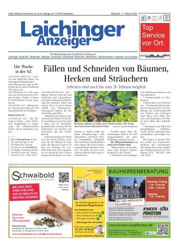 Laichinger Anzeiger 17.02.2021