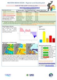 WIO bleaching alert-21-02-15